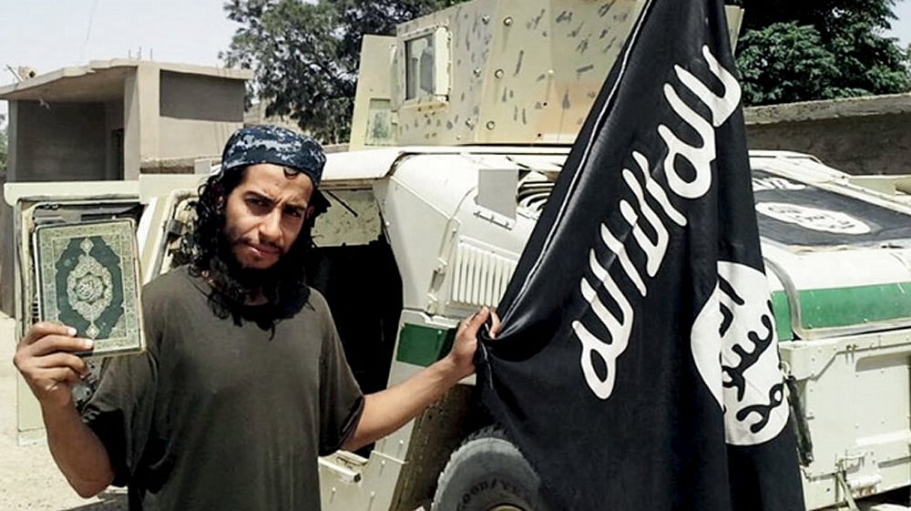 An undated photograph of a man described as Abdelhamid Abaaoud that was published in the Islamic State’s online magazine <i>Dabiq</i>. (Photo: Reuters)