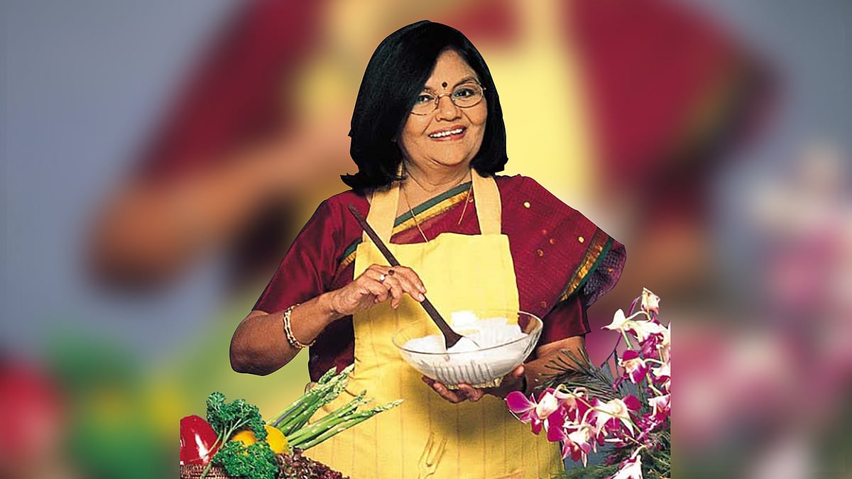 In memory of Tarla Dalal. (Photo Courtesy: tarladalal.com)