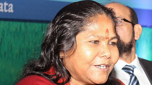 Sadhvi Niranjan Jyoti, Union Minister of State for Food Processing Industries. (Photo: Twitter/<a href="https://twitter.com/VishvaTimes/status/667961174198104064">@VishwaTimes</a>)