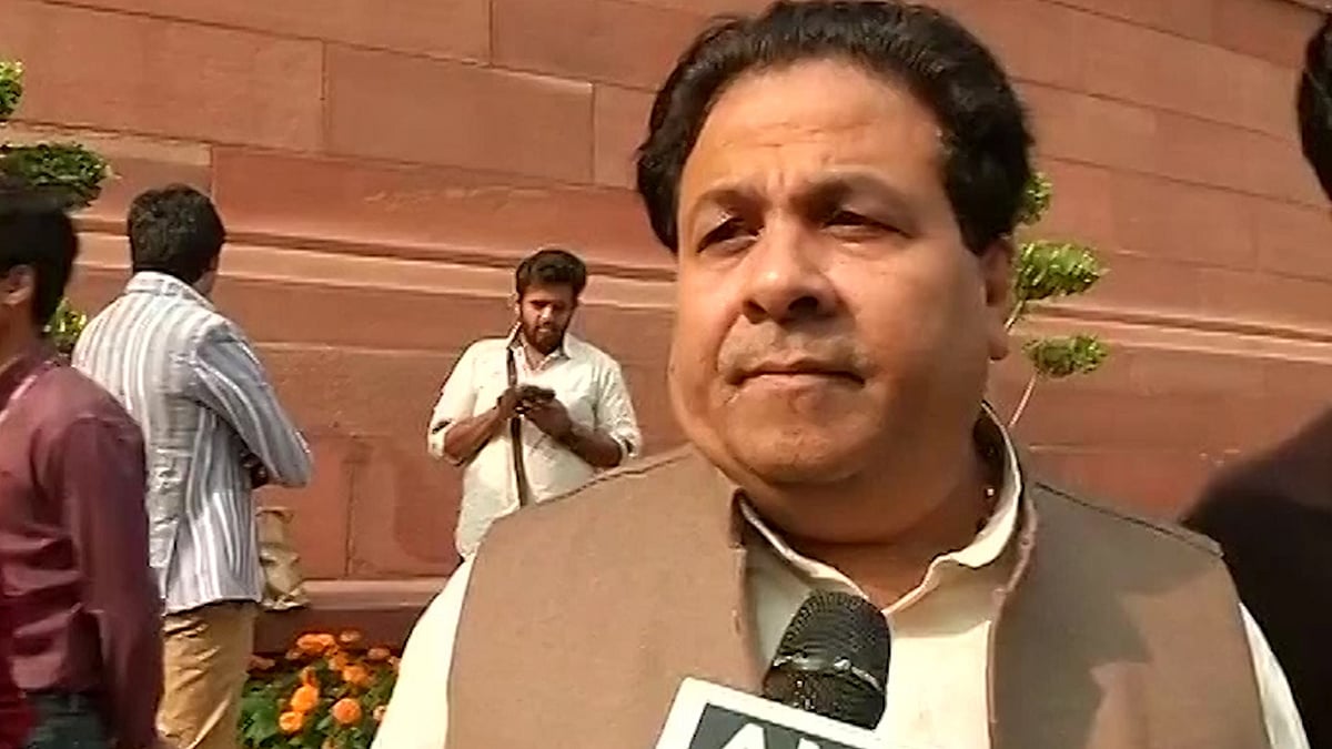 IPL chairman and BCCI functionary Rajeev Shukla. (Photo: ANI screengrab)