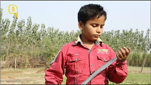 Some of the ‘warriors’ recruited by radical Hindu fringe groups are as young as nine years old. (Photo: The Quint)