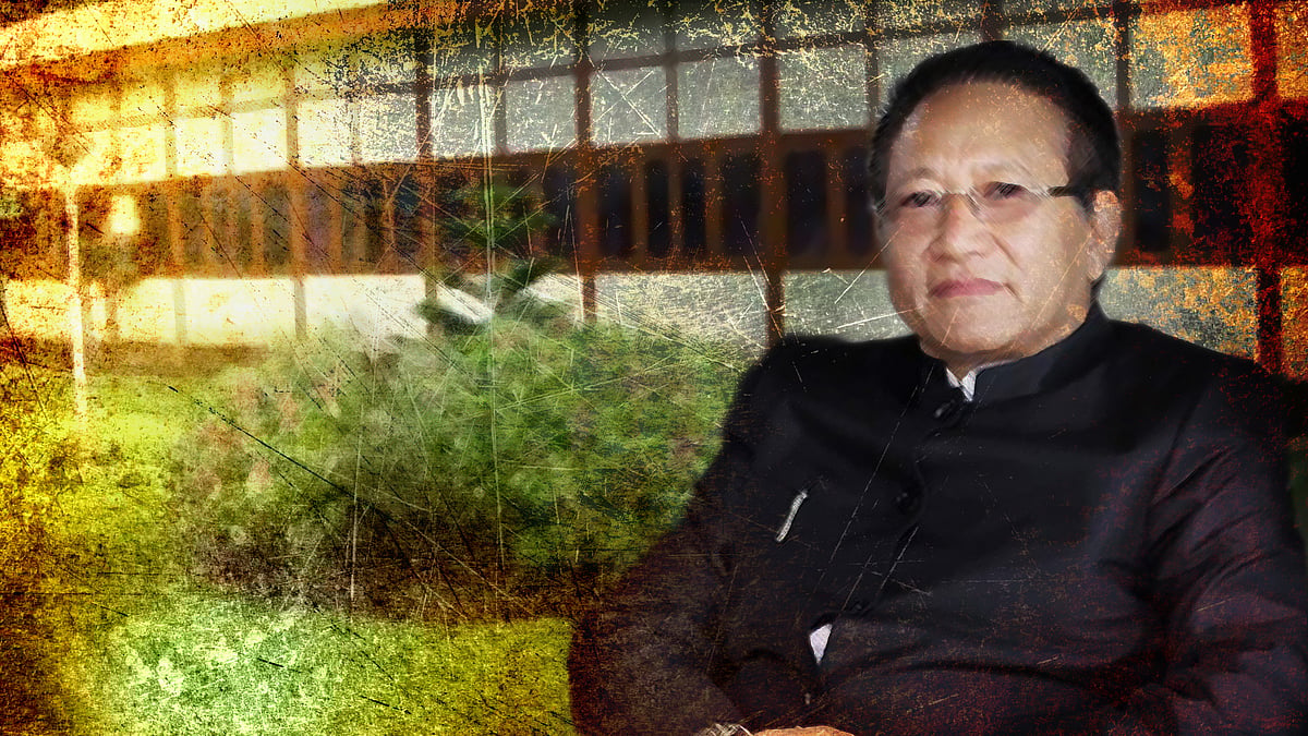 Arunachal Pradesh Assembly Speaker Nabam Rebia. (Photo: Altered by The Quint)