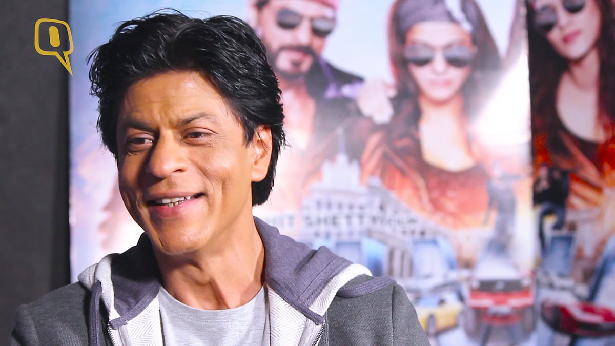 Shah Rukh Khan does a rapid Q&amp;A session with The Quint (Photo: The Quint) 