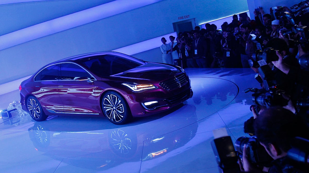 Maruti Suzuki’s Ciaz Concept car on display at the 2014 Indian Auto Expo. (Photo: Reuters)