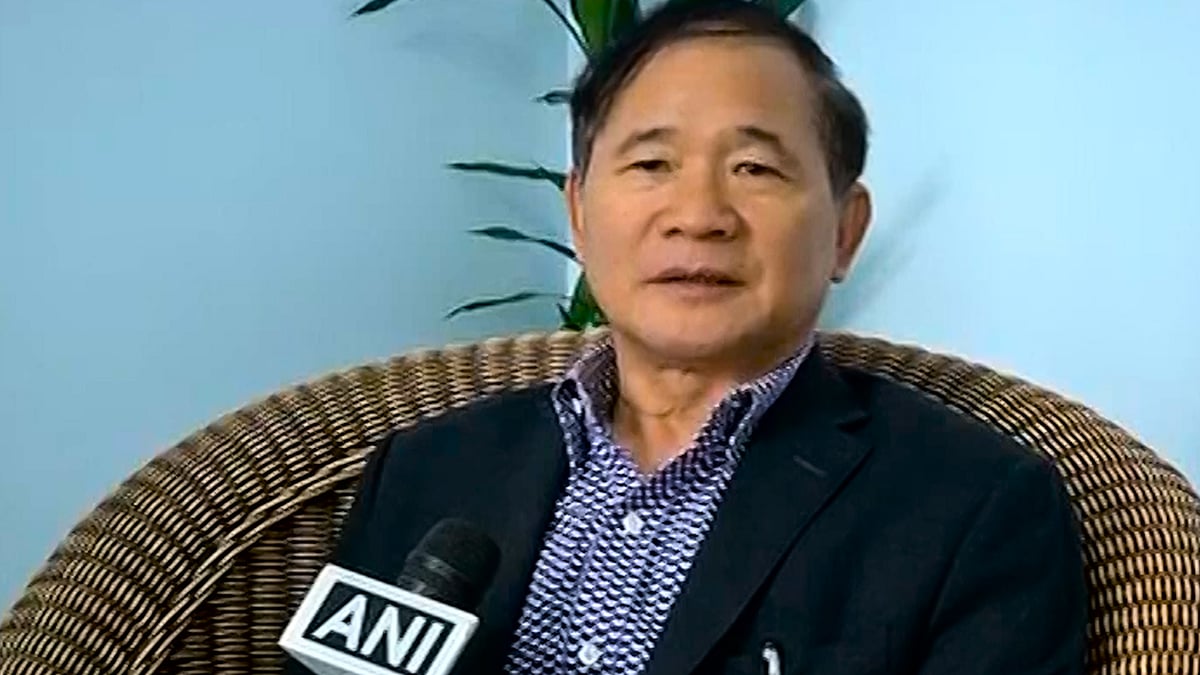 Arunachal Pradesh Chief Minister Nabam Tuki  was reinstated as the Chief Minister by the Supreme Court on Wednesday.(Photo: ANI screengrab)