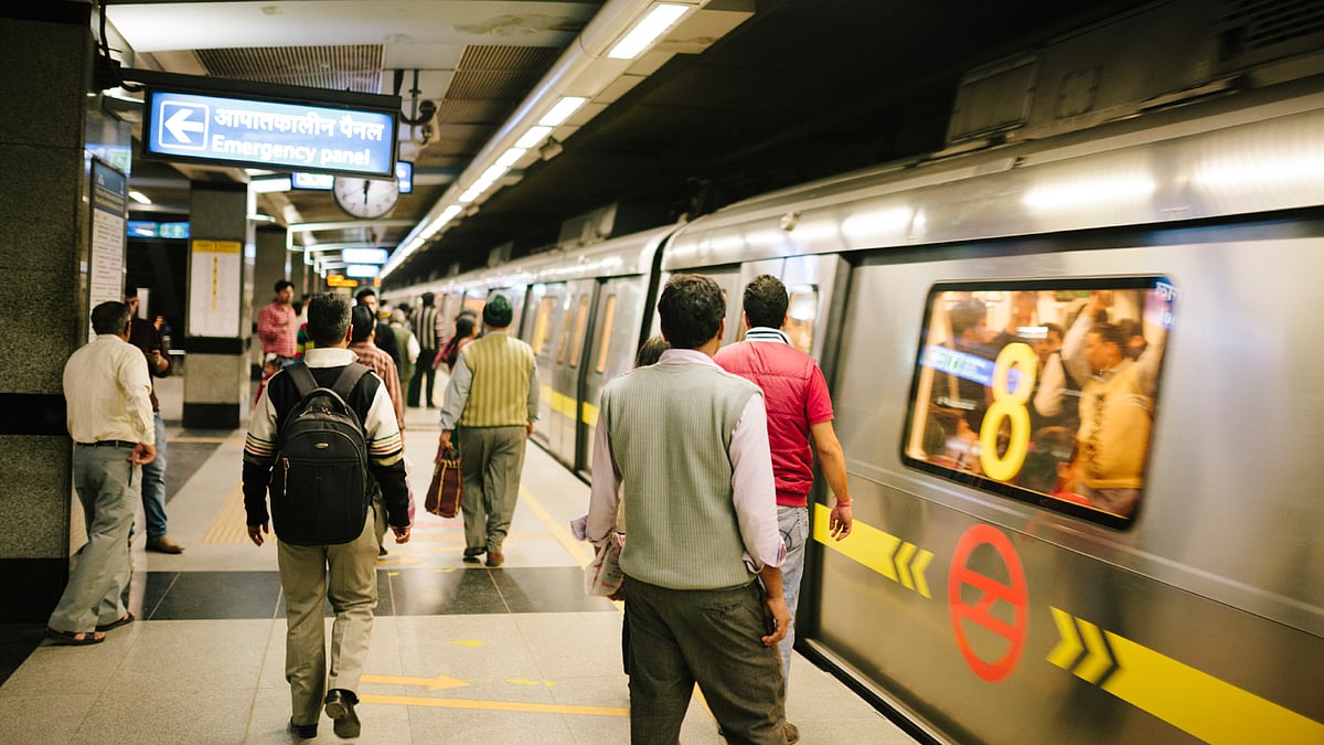 Rajiv Chowk metro station.&nbsp;