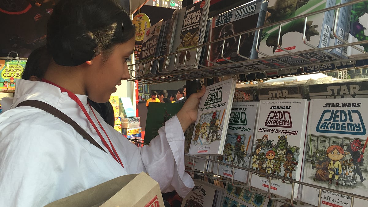 We saw little <i>Princess Leia</i> buy training material for the Jedi Academy (Photo: <b>The Quint</b>)