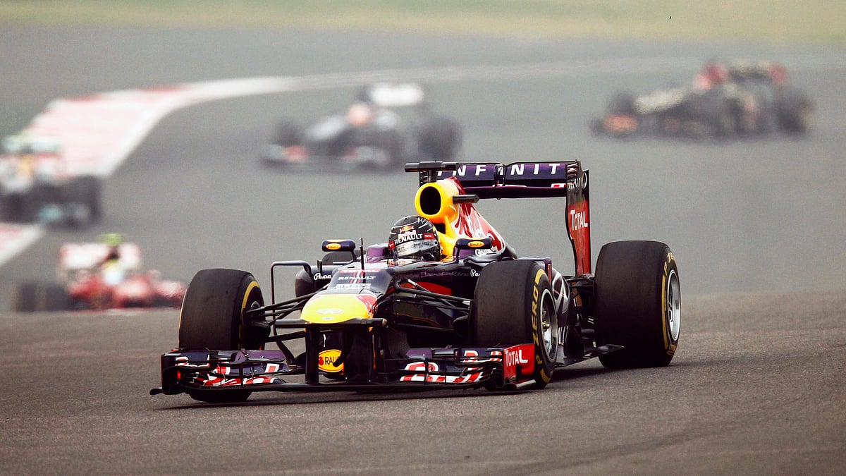 Red Bull  driver Sebastian Vettel  during the Indian F1 Grand Prix at the Buddh International Circuit in Greater Noida, India. (Photo : Reuters)
