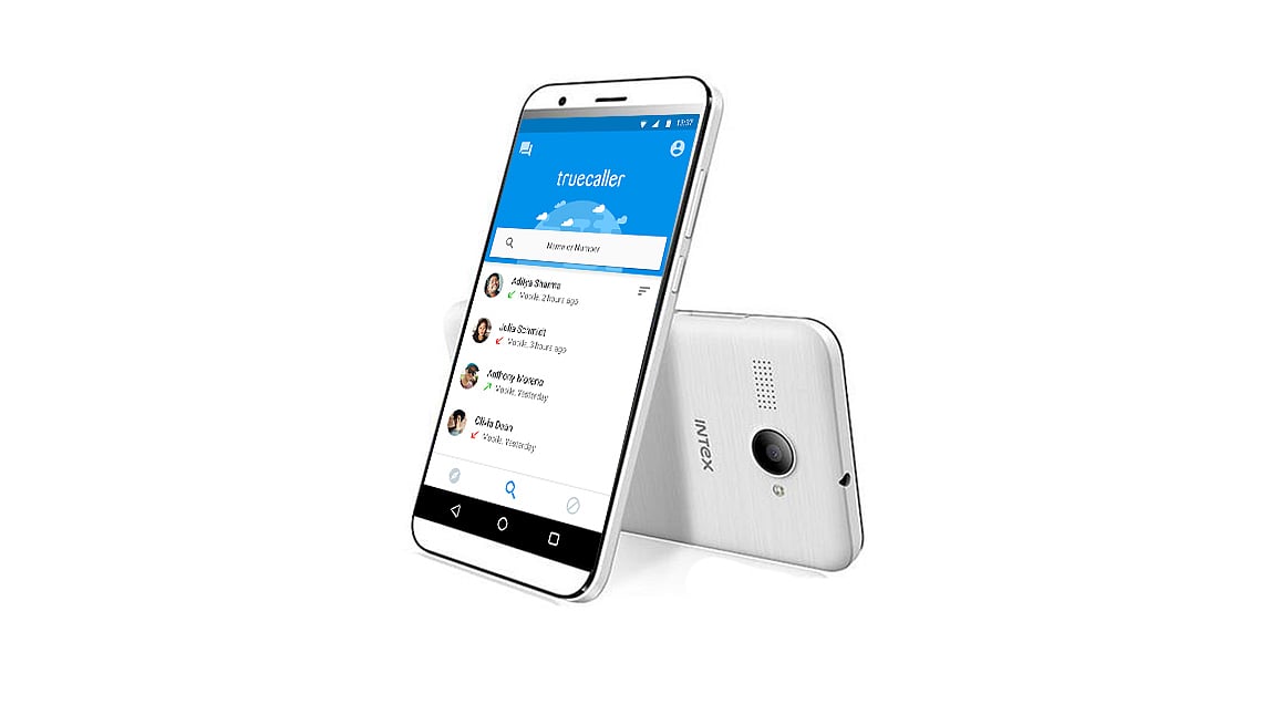 This is how Intex Young looks with Trucaller built-in. (Photo: <b>The Quint</b>)
