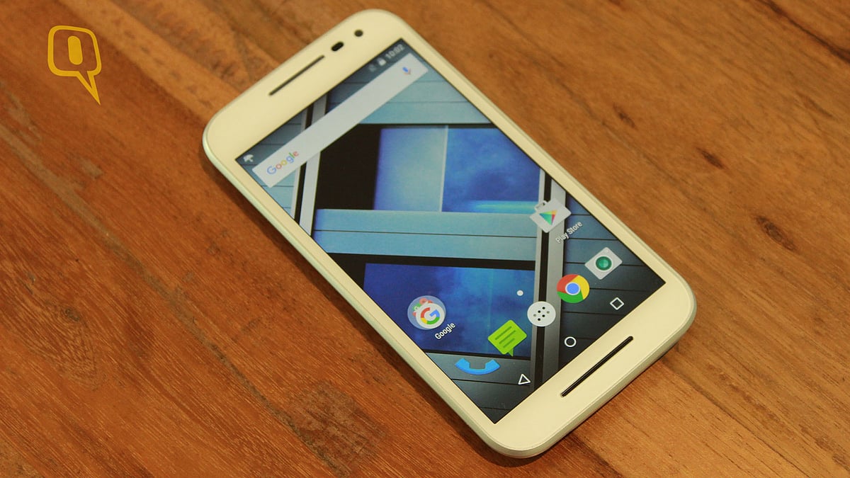 Motorola Moto G Turbo. (Photo: <b>The Quint</b>)