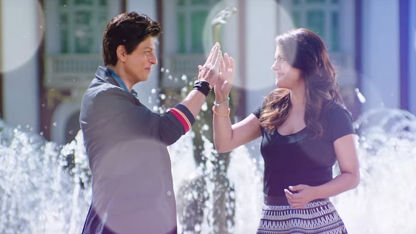 Shah Rukh Khan and Kajol in <i>Dilwale</i>