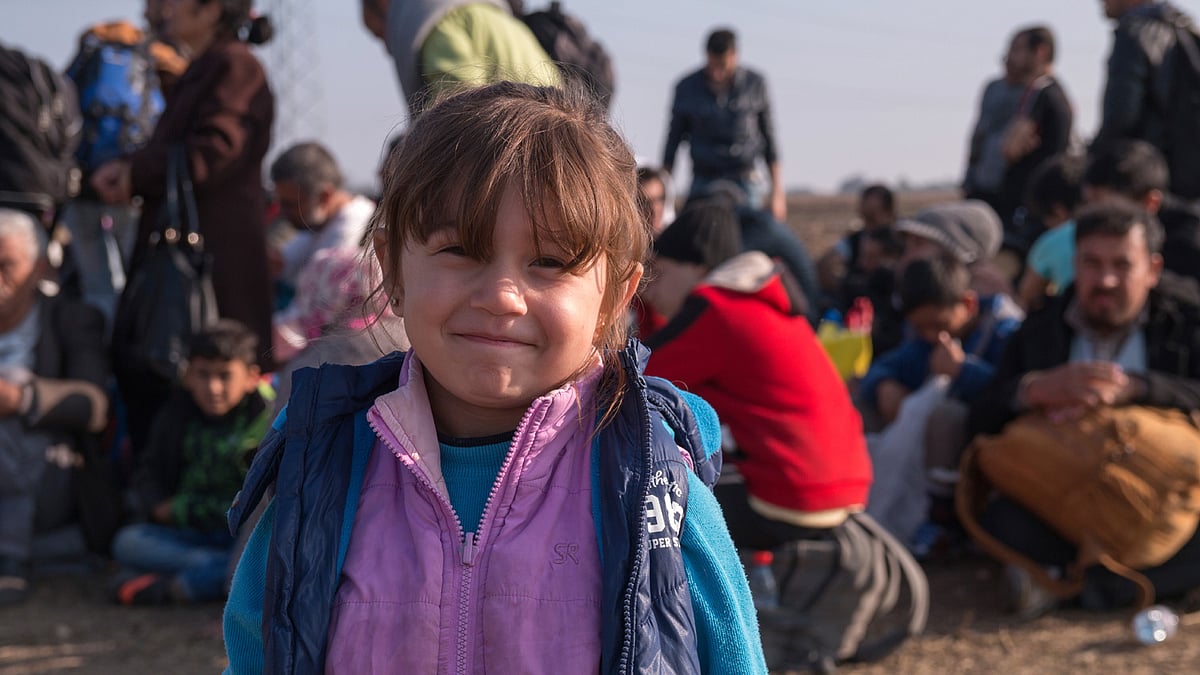 

 A group of refugees waits  for  clearance to enter Slovenia refugee camp. (Photo: iStockphoto)