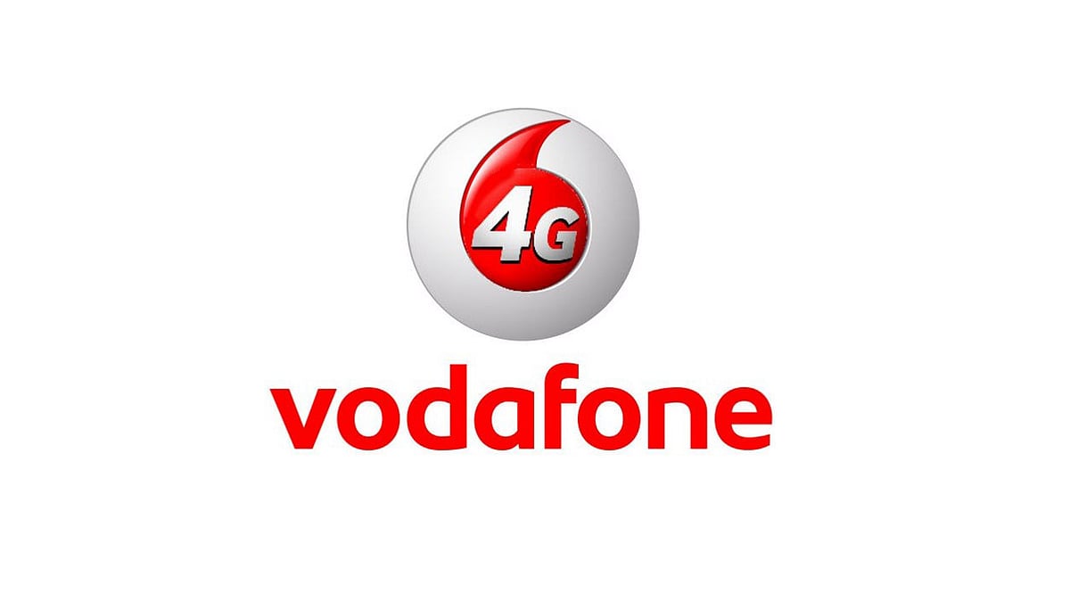 Vodafone logo.&nbsp;