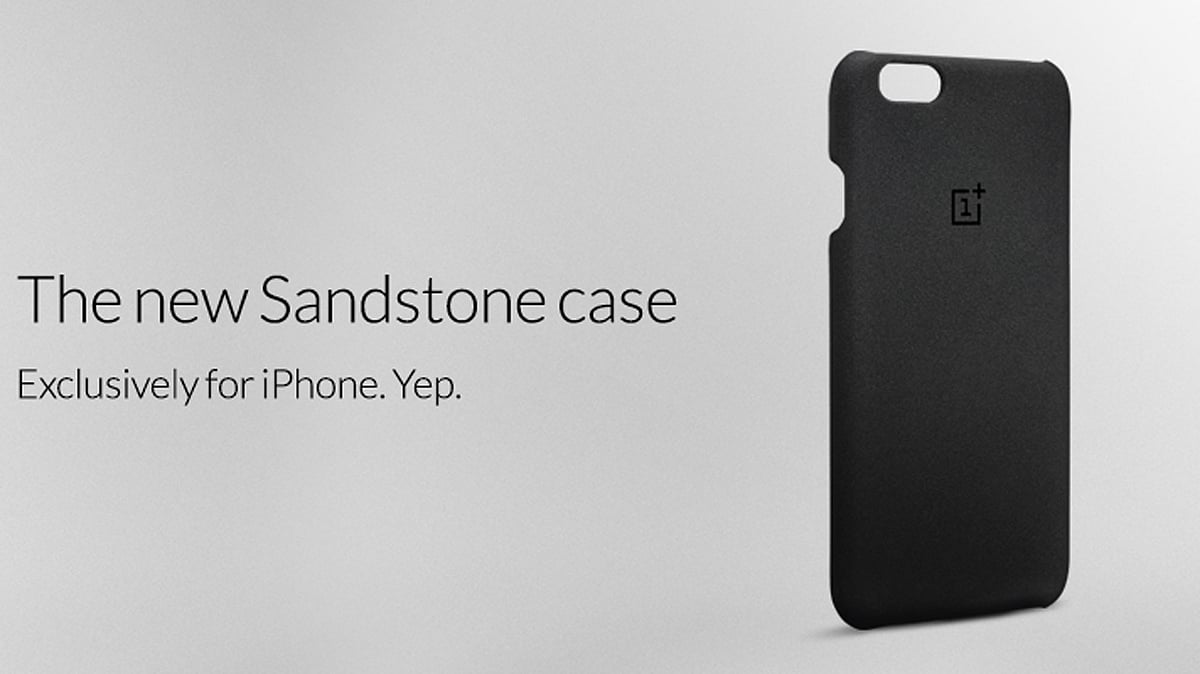 OnePlus sandstone case for iPhone. (Photo Courtesy: OnePlus)