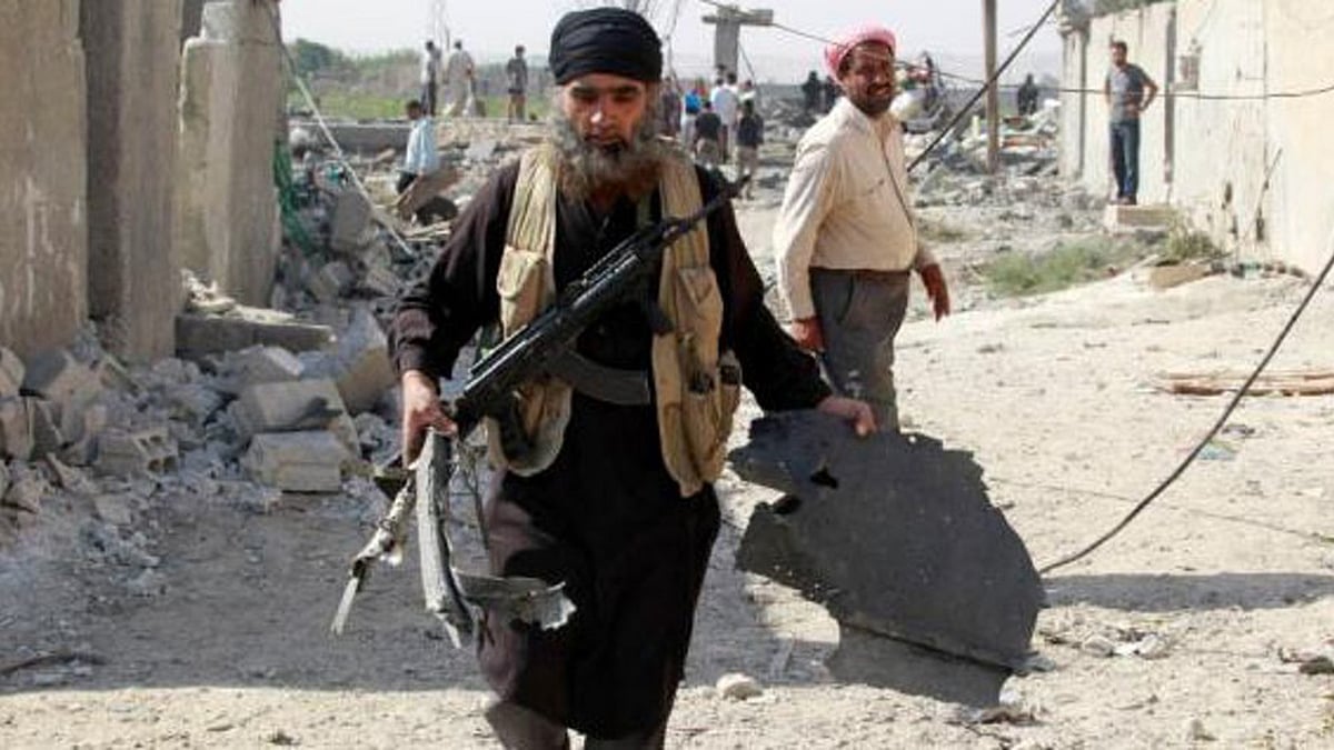 File image of an Islamic State militant.