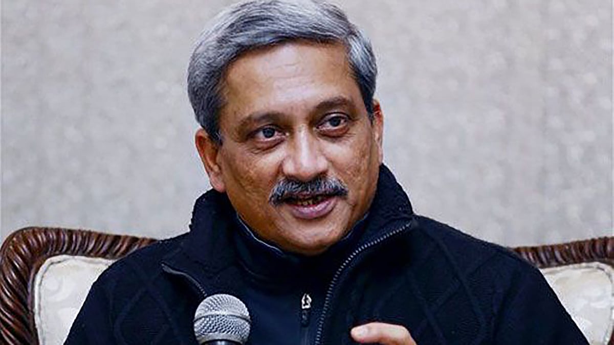 The late Manohar Parrikar.