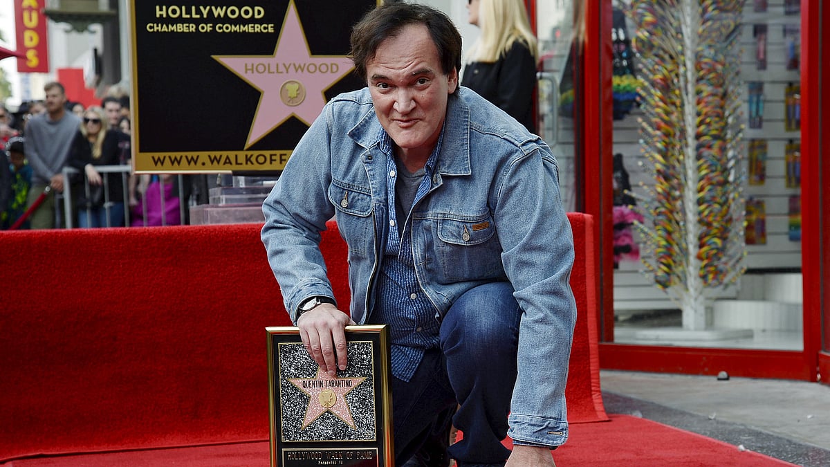 Quentin Tarantino poses with his star opposite the TCL Chinese Theatre. (Photo: Reuters)
