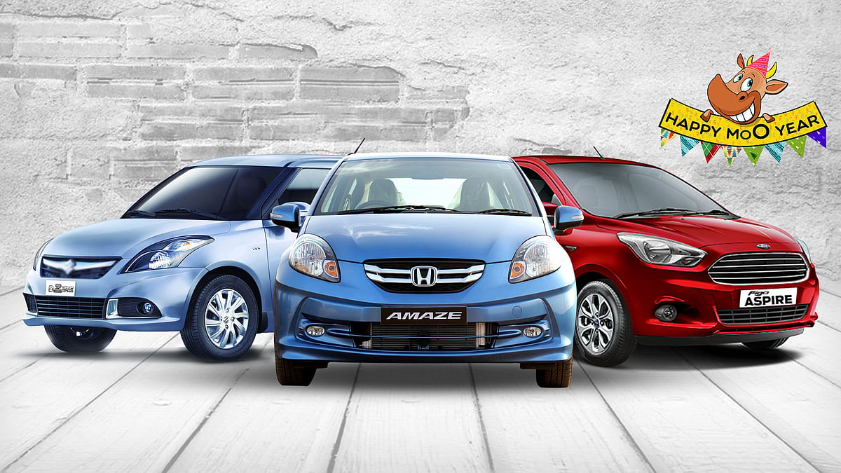 2015 saw a huge rise in the sales of sub-4 metre sedans. We bring you the best ones. (Photo: <b>The Quint</b>)