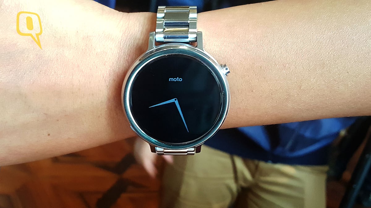 Motorola Moto 360 Steel (2015). (Photo: <b>The Quint</b>)