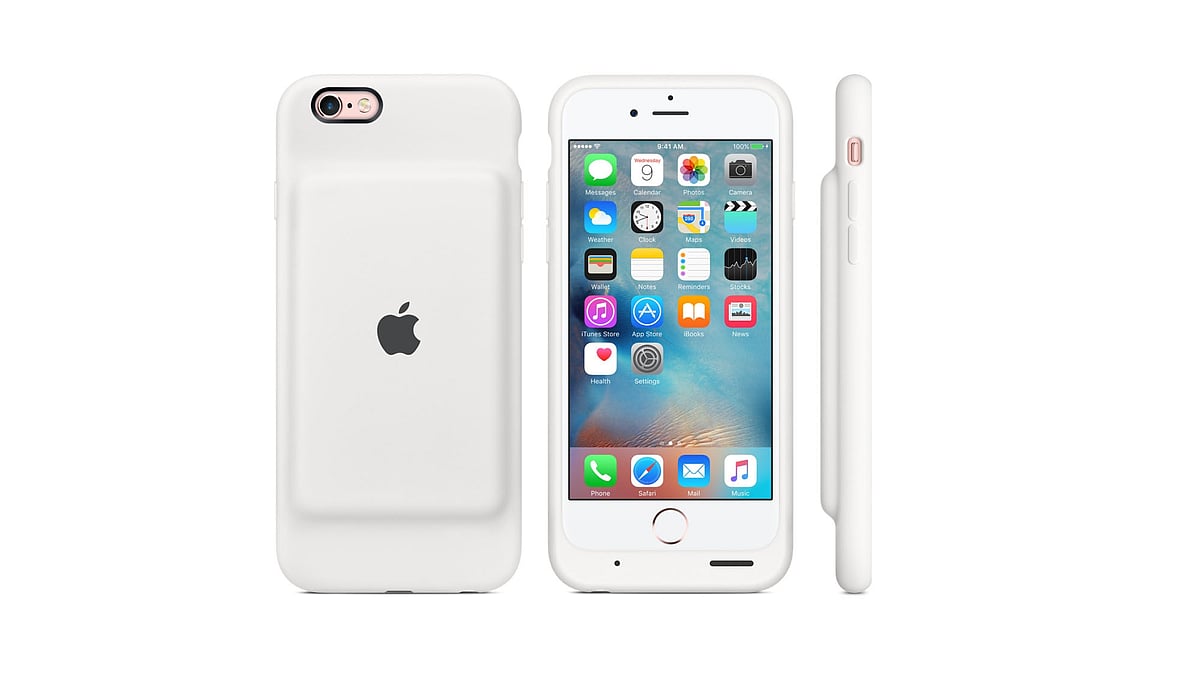 Apple’s first ever battery-pack phone case for iPhone 6/6S. (Photo Courtesy: Apple.com)