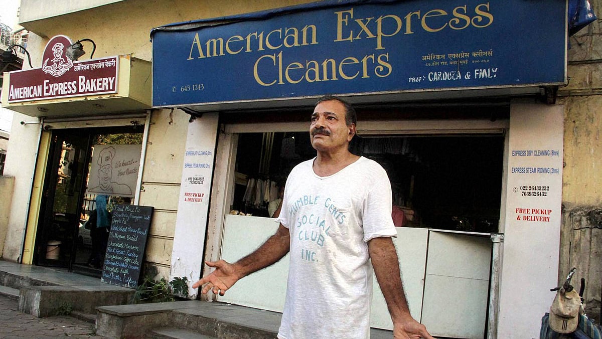 Witness of the 2002 Salman Khan hit-and-run case Francis Fernandes at the accident spot in Mumbai on Thursday. (Photo: PTI)