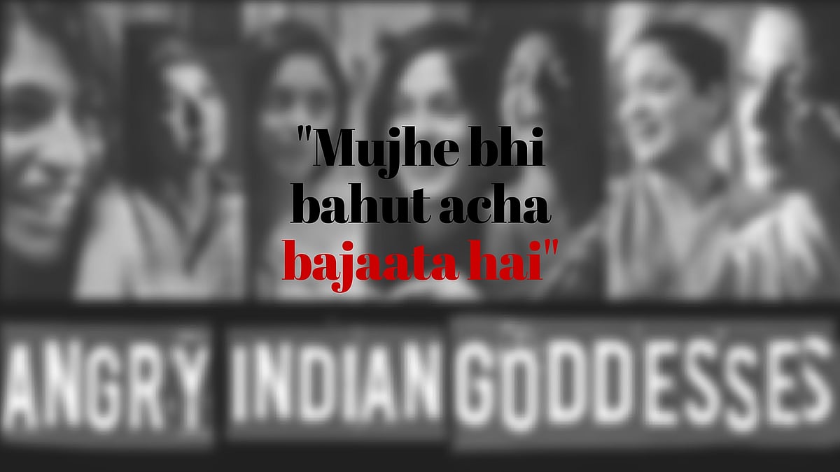 A quote cencored from the movie. (Photo: <b>The Quint</b>)