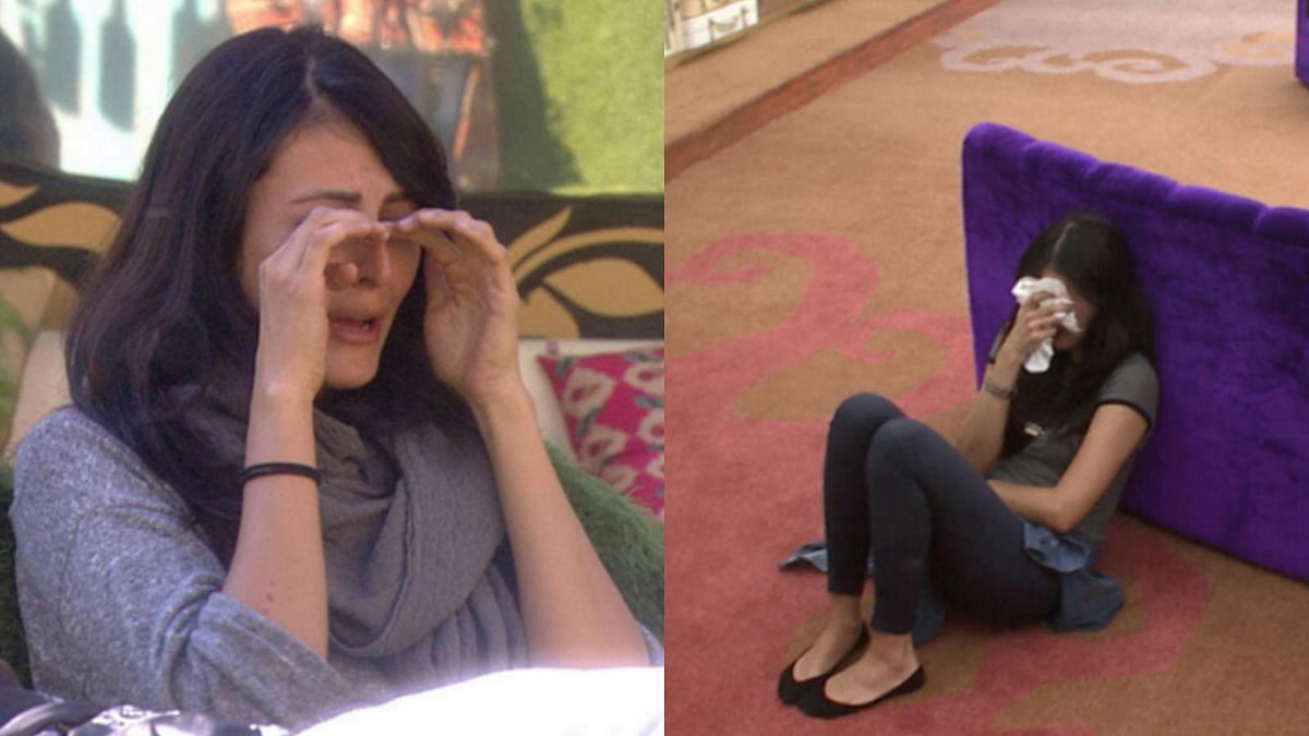 Mandana on a crying spree&nbsp;