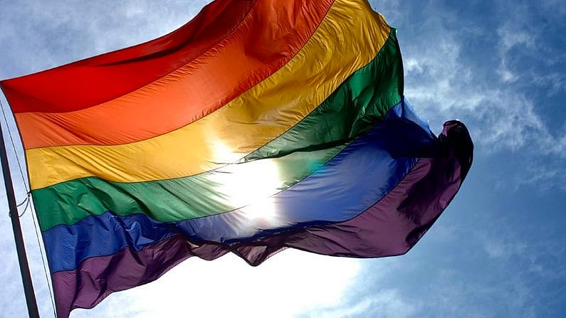 The LGBT flag. (Photo: Twitter/<a href="https://twitter.com/OnAirWithRick">‏@OnAirWithRick</a>)