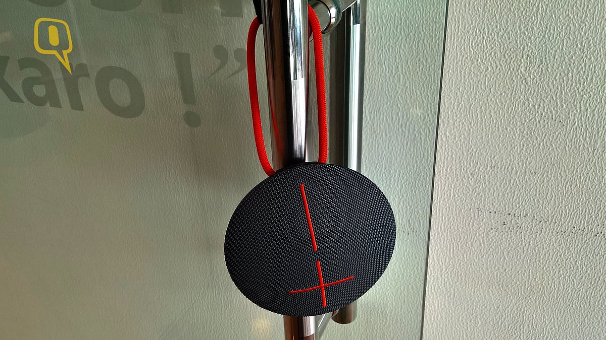Logitech UE Roll speaker. (Photo: <b>The Quint</b>)