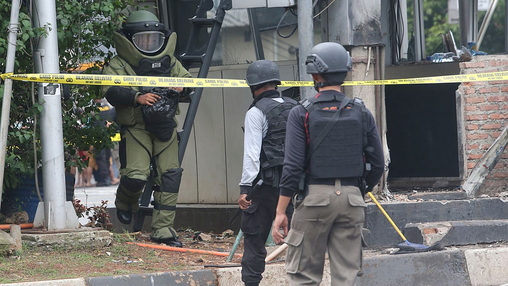 Seven people have been killed – five of which were the attackers themselves, in the Jakarta blasts. (Photo: AP)