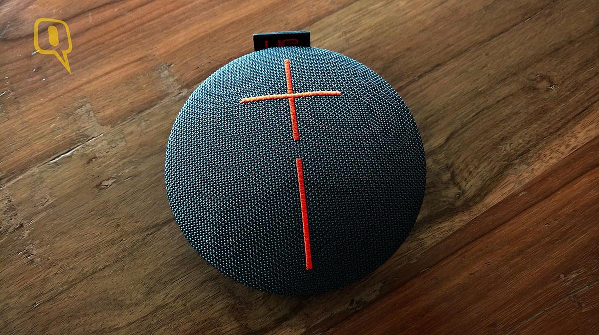 Logitech UE Roll speaker. (Photo: <b>The Quint</b>)