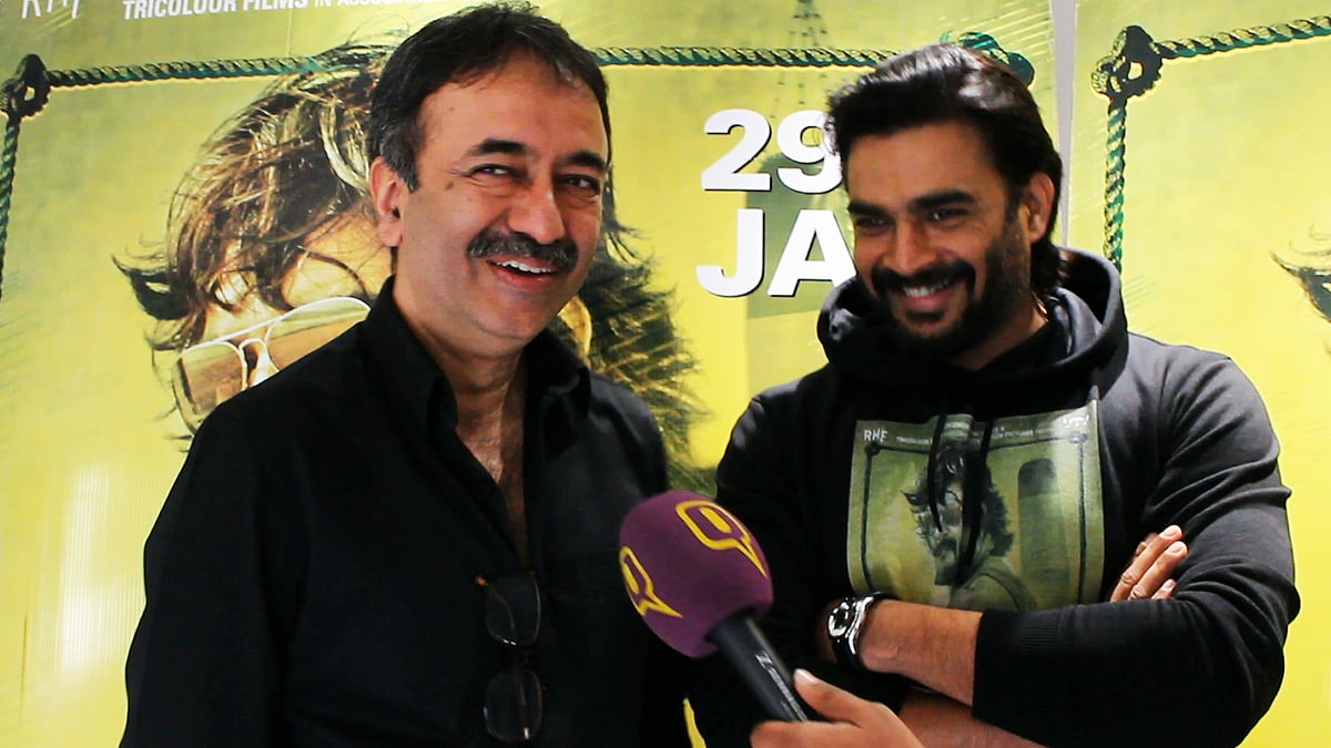 Rajkumar Hirani and R Madhavan (Photo: The Quint) 