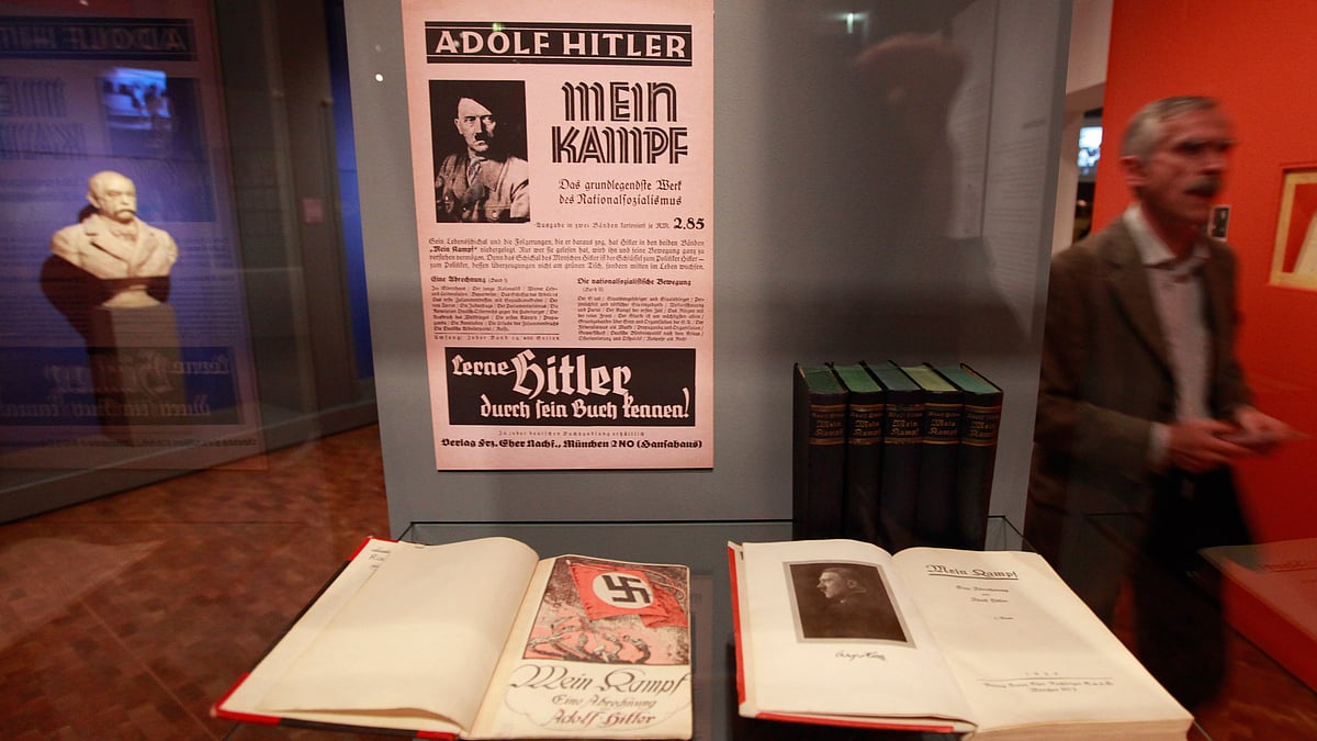Adolf Hitler’s autobiography <i>Mein Kampf </i>went on sale today in Germany after a period of 70 years. (Photo: Reuters)