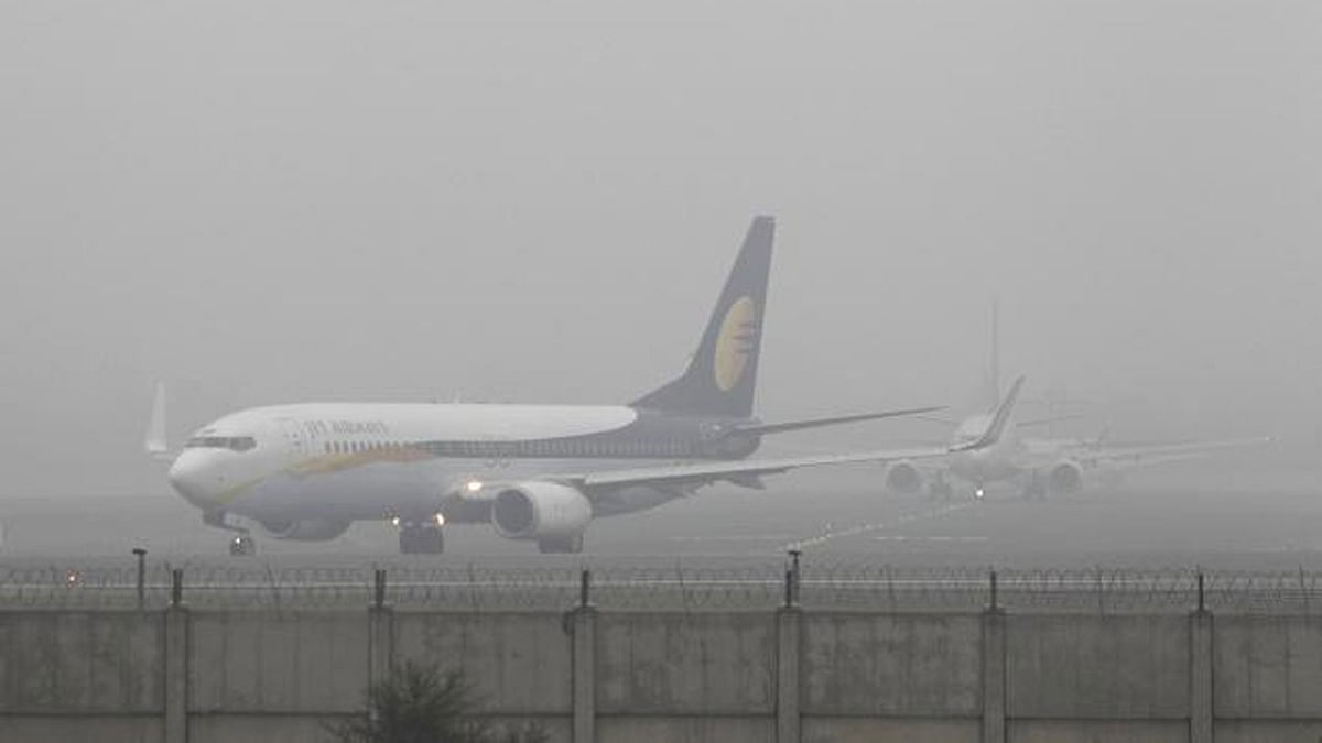 File image of a flight at the Delhi airport. 
