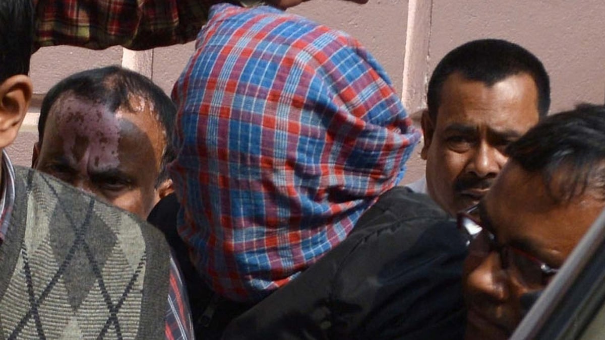 Sambia Sohrab being led away by the police. (Photo: IANS)