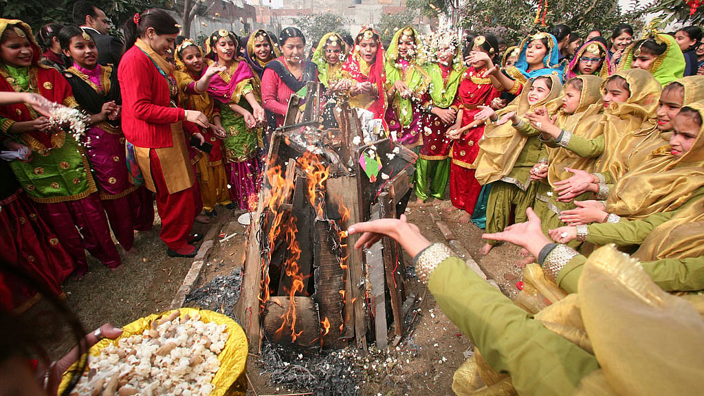 Lohri celebrations.
