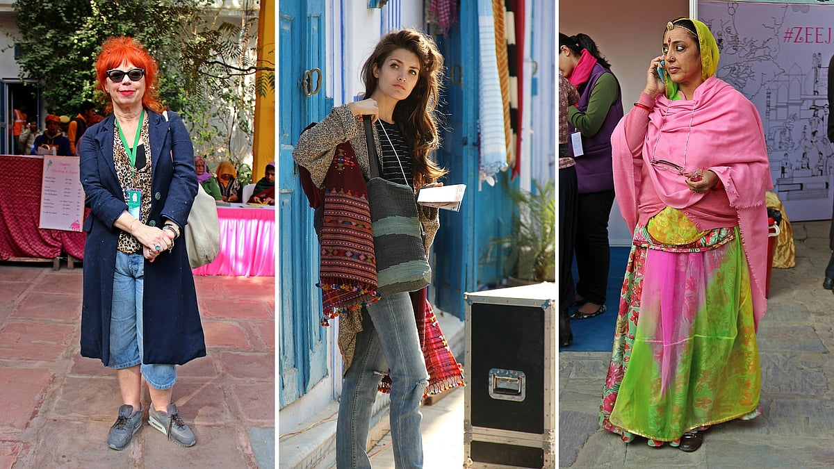 Here are the finest style looks from Day 1 of the Jaipur Lit Fest. (Photo Courtesy: Abhimanyu Singh Rathore)