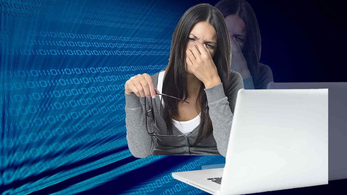 If you stare at any digital screen for hours, your eye muscle get so overworked that they can’t relax, resulting in blurred vision (Photo: iStock)