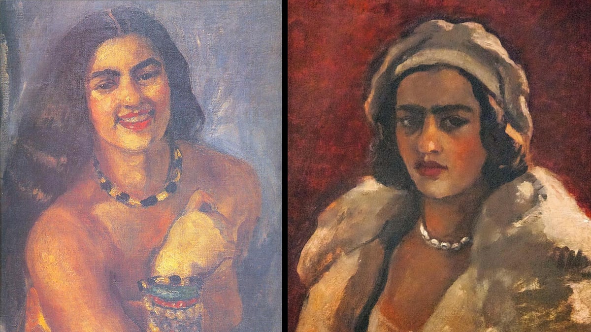 Amrita Sher-Gil indulged in self-portraits from early 1930s. 