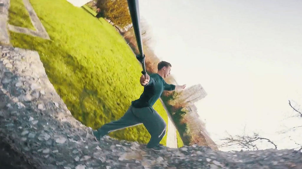 Will Sutton, parkour runner. (Photo: AP screengrab)