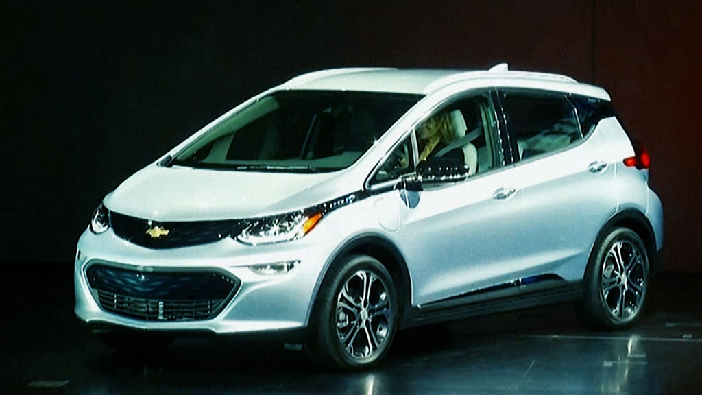 Chevrolet’s new EV, Bolt. (Photo: AP screengrab)