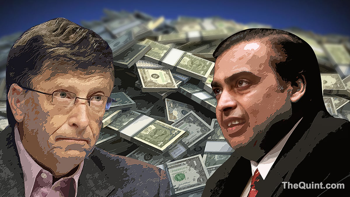 Sixty-two individuals had the same wealth as 3.5 billion people in 2015. (Photo: <b>The Quint</b>)
