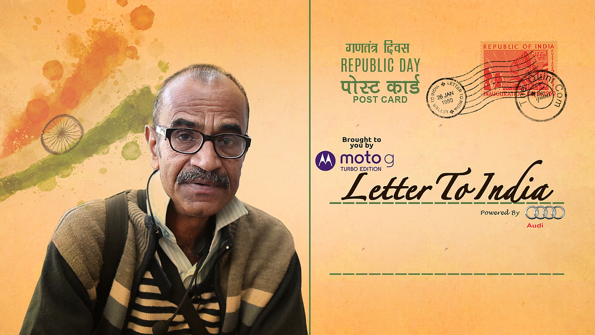 Munindra Sagar pens down this musical note. (Photo: <b>The Quint</b>)