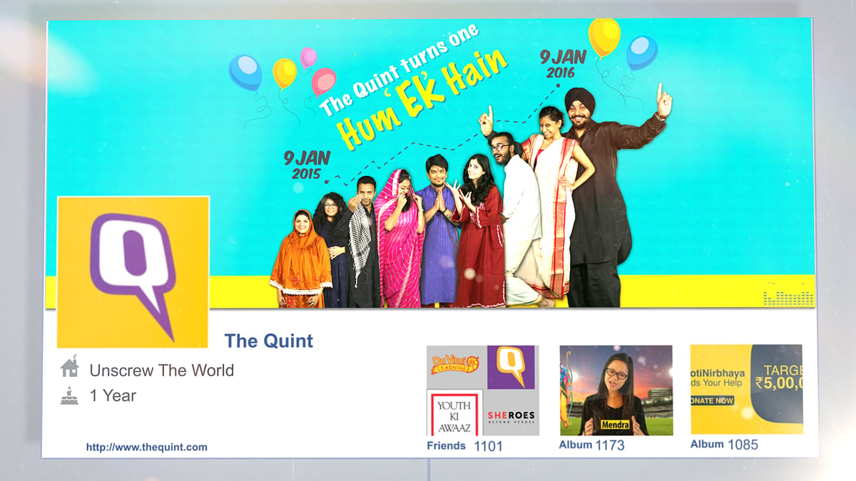 Happy birthday to us! (Photo: <b>The Quint</b>)