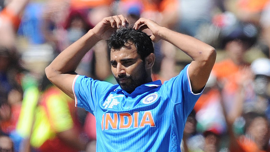 File picture of Mohammed Shami from the 2015 Cricket World Cup. 