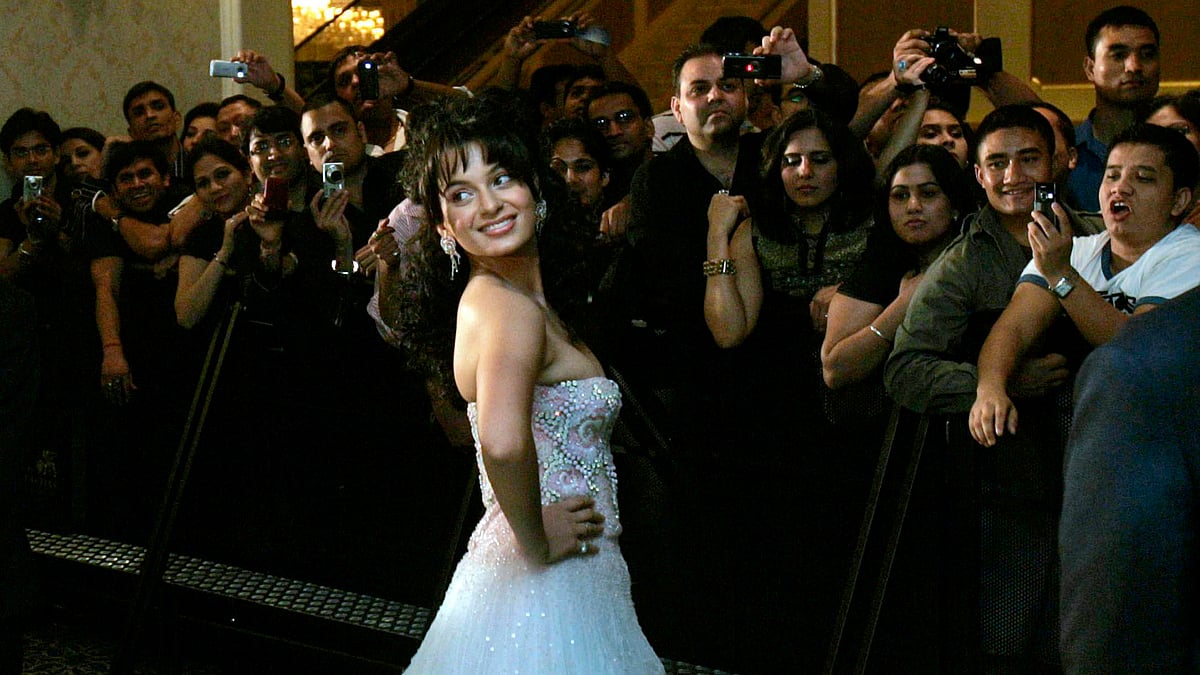 Kangana Ranaut poses for her fans and the media (Photo: Reuters)
