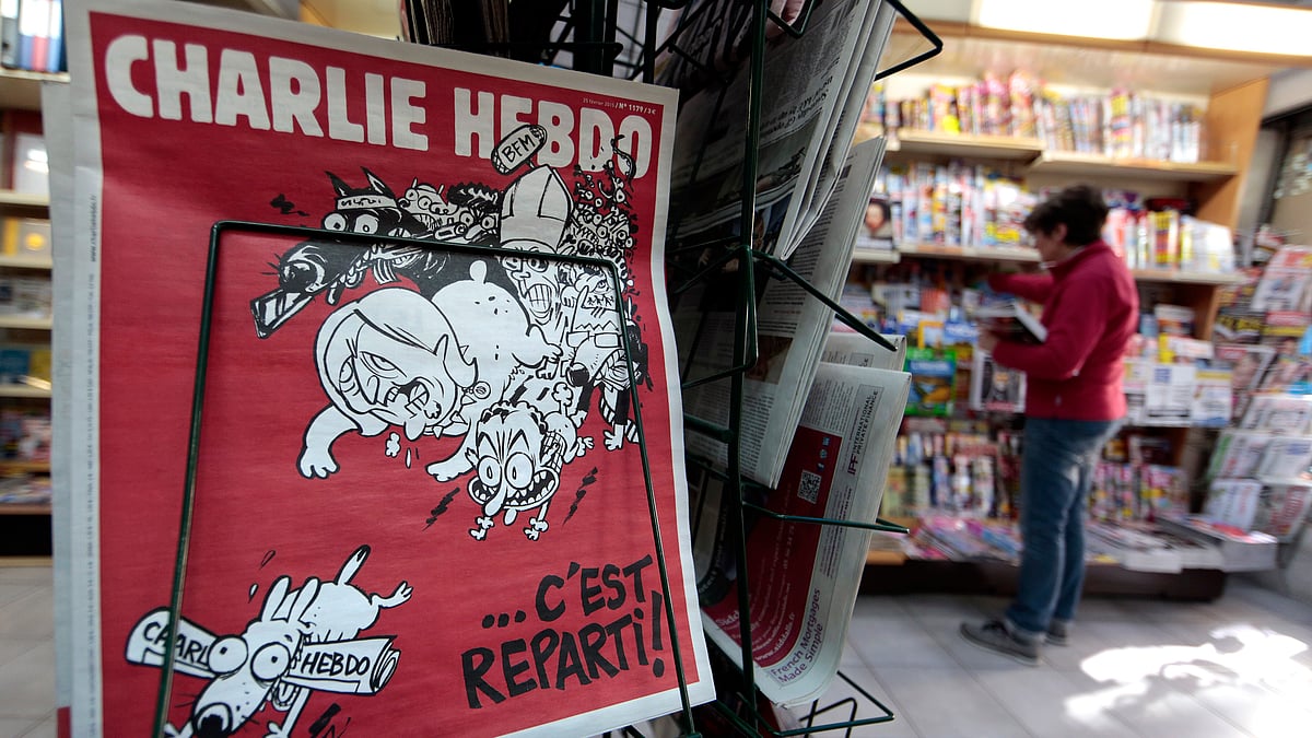 File photo: French satirical newspaper, Charlie Hebdo on a newstand. (Photo: Reuters)