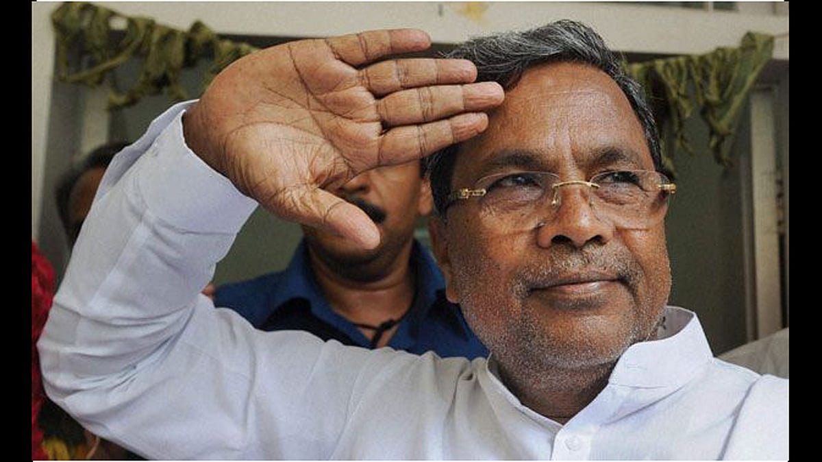 Karnataka Chief Minister Siddaramaiah. 