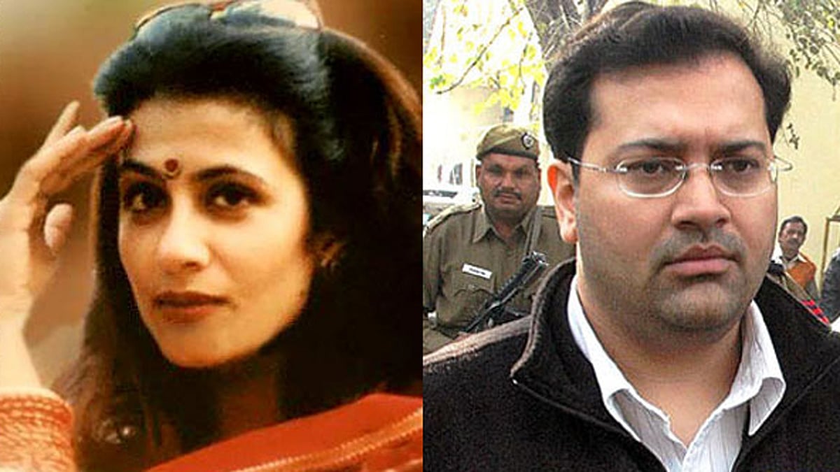 Manu Sharma (R) fatally shot Jessica Lall (L) when she refused to serve him a drink well past midnight at a party in south Delhi’s Mehrauli in 1999.