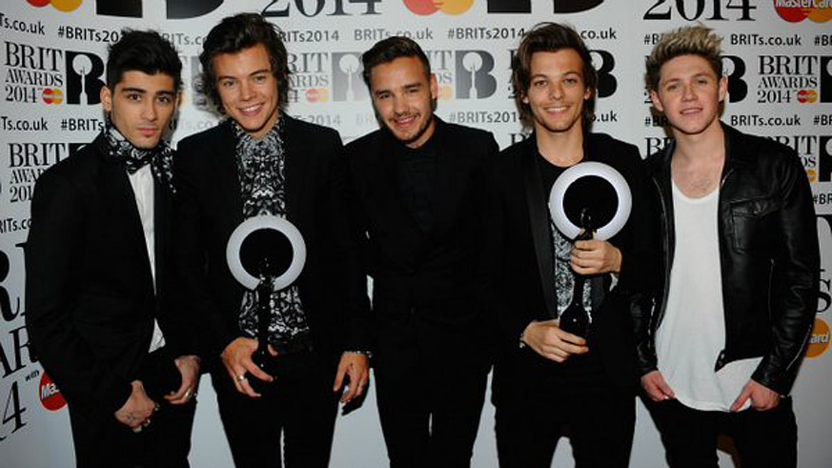 Boy band <i>One Direction</i> before Malik left for greener pastures (Photo: Twitter/<a href="https://twitter.com/ZiaArquam">@ZiaArquam</a>)